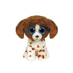 Jucarie de plus TY catel maro-alb, 15 cm, moale si adorabila