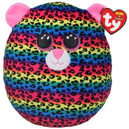 Plus TY Squish Leopard Dotty 30 cm, pernuta de plus multicolora