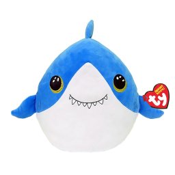 Jucarie de plus Ty Squishy Beanies Rechinul Finsley, 22 cm