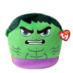 Plus TY Squishy Beanies Marvel Hulk din plus moale, 30 cm