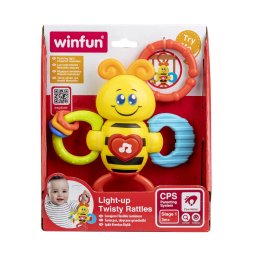 Zornaitoare albinuta WinFun cu sunete, lumini si inele tactile