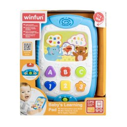 Tableta interactiva pentru bebelusi Winfun, lumini si sunete, 6 luni+