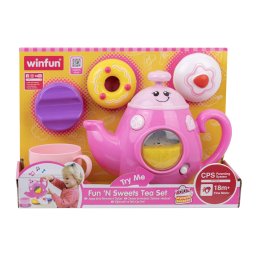 Set de ceai interactiv Winfun cu lumini, sunete si prajituri