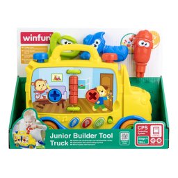 Camion cu unelte interactiv Winfun, muzical, pentru copii 18 luni+