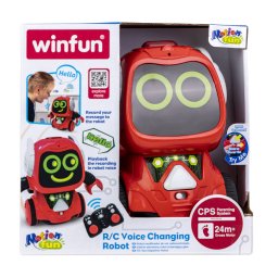 Robotel interactiv Winfun cu telecomanda, înregistrare si redare voce