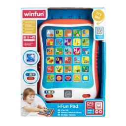 Tableta educativa interactiva Winfun cu 3 niveluri de joc, 12 luni+