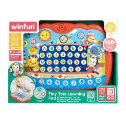 Tableta educativa interactiva Winfun cu sunete, lumini si 3 moduri de joc