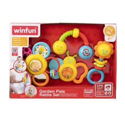 Set 4 zornaitori si jucarii de dentitie pentru bebelusi Winfun 0+ luni