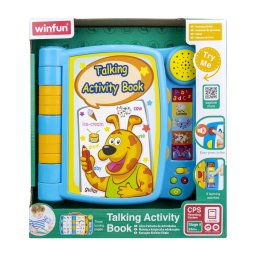 Carte interactiva educativa Winfun cu sunete si activitati, 2 ani+