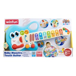 Chitara muzicala pentru bebelusi Winfun cu sunete si lumini, 12 luni+