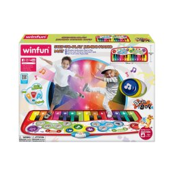 Covoras pian muzical Winfun jumbo pentru copii, 24 taste, 178 cm