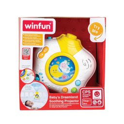 Proiector bebe Winfun cu lumini, sunete si melodii de leagan