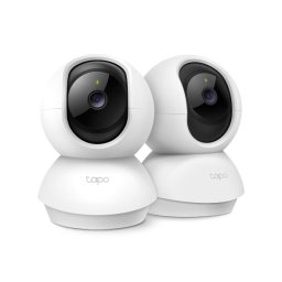 CAMERA IP TP-LINK, include 2 bucati Tapo C210", wireless, cube, pt. interior, dist. IR 9 m, tip lentila fixa 4 mm, 3 Mpx, microfon, carcasa plastic, slot SD card, "Tapo C210P2" (timbru verde 0.8 lei)