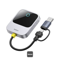 ADAPTOR CARPLAY wireless Baseus SafeJourney, transforma conexiunea Apple carplay cu fir in wireless, BT 5.0, conexiune auto USB Type-C sau USB "C10745100813-00" (timbru verde 0.8 lei) - 6932172662851