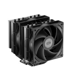 COOLER PCCooler "RT620 BK" skt. Intel si AMD, racire cu aer, vent. 2 x 120mm, 500 - 2200 rpm, 6 heatpipes, inaltime 157mm, dual tower,"RT620 BK" (timbru verde 0.8 lei)