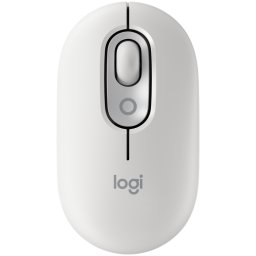 LOGITECH POP Mouse with emoji - OFF-WHITE - BT - EMEA28i-935 - FY25,TERRA "910-007411" (timbru verde 0.18 lei)