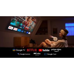 Videoproiector BenQ GV50, FHD 1920* 1080, up to 4K UHD (3840 x 2160), 20.000-30.000h, 500 ANSI lumeni, 16:9, 100.000:1, USB tip C, boxe 2* 4W,telecomanda, Smart, 2.1 kg "GV50" (timbru verde 4 lei)