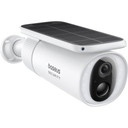 CAMERA IP Exterior Baseus S1, 2K, 2304 x 1296, panou solar cu acumulator integrat durata viata pana la 210 zile, unghi pana la 145 grade, IP67, dist. IR 30 m, tip lentila fixa 3 mm, 3 Mpx, wireless, slot SD card, "S0SW002130" (timbru verde 0.8 lei)