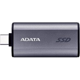 SSD EXTERN ADATA, USB Type-C, 500 GB, scriere 1050 MB/s / citire1000 MB/s, metalic "SC750-500G-CCBK" (timbru verde 0.03 lei)