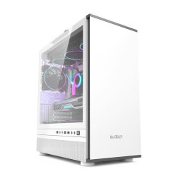 CARCASA PCCOOLER, Tower, ATX, fara sursa, sticla securizata, 1 ventilator inclus , alb, USB 3.2 gen 1 x 1, USB 2.0 x 2, mic, audio, "IE200W"