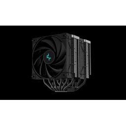Cooler Deepcool "AK620 Zero Dark", compatibil skt. Intel si AMD, racire cu aer, ventilator 120 mm x 2, 1850 rpm, inaltime cooler 160 mm, 6 heatpipe, "R-AK620-BKNNMT-G-1" (timbru verde 2.00 lei)