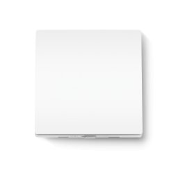 INTRERUPATOR inteligent TP-LINK, necesita hub Tapo H100 pentru functionare, programare prin smartphone aplicatia Tapo, 2 x baterii AAA, WiFi, alb "Tapo S210" (timbru verde 0.18 lei)