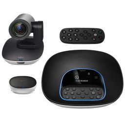 KIT CONFERINTA LOGITECH, Camera Web HD 1080p + Difuzor cu multiple functii, "GROUP Video ConferenceCam" "960-001057" (timbru verde 0.8 lei)