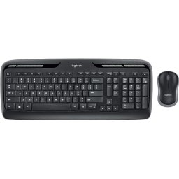 KIT wireless LOGITECH, tastatura wireless multimedia "MK330" + mouse wireless 1000dpi, 3 butoane "M215", black, "MK330" "920-003999" (timbru verde 0.8 lei)