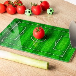 Tocător din Sticlă pentru Bucătărie - Teren de Fotbal