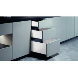 Set laterale metalice sertar IDEALBOX Slim ,H 93 mm, pentru glisiere cu reglaj 5D, L 300 - 500 mm, alb (Lungime: 500 mm)