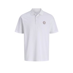 JACK & JONES Polo Jjalliance Ss Ln 12288108 11-0601 TCX bright white