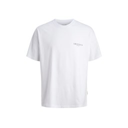 JACK & JONES T-Shirt Jormontauk Ss Crew Neck 12292148 11-0601 TCX bright white