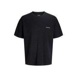 JACK & JONES T-Shirt Jormontauk Back Graphic 12290892 C-N10 black/bandana