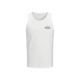 JACK & JONES T-shirt Jjbrandon Tanktop Sl 12288382 11-0601 TCX bright white
