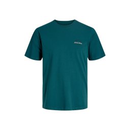 JACK & JONES T-Shirt Jjbrandon Ss Crew Neck 12288113 19-4726 TCX atlantic deep