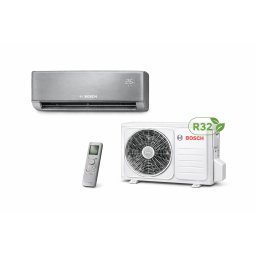 7733703125 ( 7733702577 + 7733703052 ) Aparat de aer conditionat Bosch CL7000i-Set 35 ES, 12000 Btu/h, Modul Wi-Fi inclus, 3,5 kW, R 32, Gri