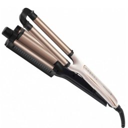 Ondulator pentru bucle retro Remington PROluxe CI91AW, Ajustabila, 4 stiluri, 150-210°C, Ceramica, Alb/Negru