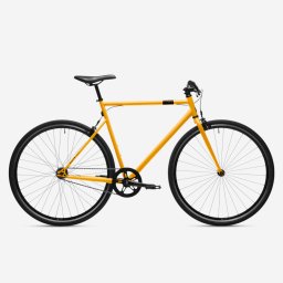Bicicletă de oraș Elops Single Speed 500 galben