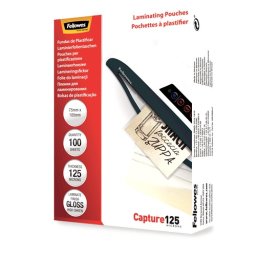 Folie laminat 75 x 105mm, 125 microni Fellowes