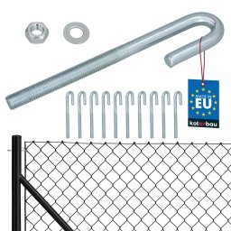 Întinzător pentru plasă gard deschis M10 set de 10 buc.