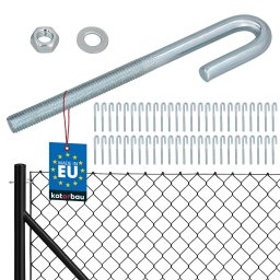 Întinzător pentru plasă gard deschis M10 set de 50 buc.