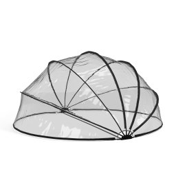 Blumfeldt ArmadilloShade foișor pentru piscină, Rotund, Fibră de sticlă, Protecție UV, Transparent (GDI17-ArmadilloS-440)