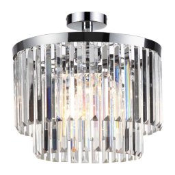 Lustră aplicată VETRO 4xE14/40W/230V, crom lucios