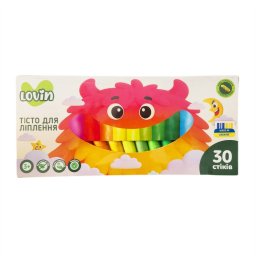 Set plastilina lovin 30 pcs*15gr - color dough