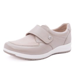 Pantofi dama casual din piele naturala, Caprice, 9-24710-46 345 TAUPE COMB, taupe
