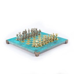 Joc de sah Spartan Warrior Bronze M-S16TIR Jocuri de sah / table Manopoulos