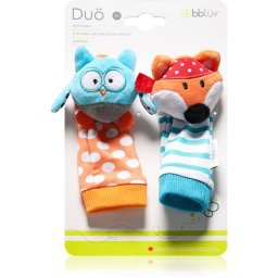 BBLÜV Düo șosete cu zornăitoare Owl / Fox 2 buc