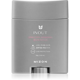 Mizon Inout Smooth Mineral Sun Stick crema de minerale pentru fata si zone sensibile stick SPF 50+ 26 g