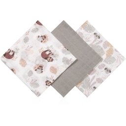 BabyOno Muslin Diapers Super Soft scutece textile Grey 70x70 cm 3 buc