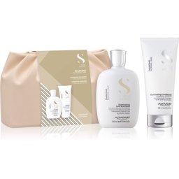 Alfaparf Milano Semi di Lino Diamond Duo Kit set cadou pentru luminozitate si hidratare 2 buc